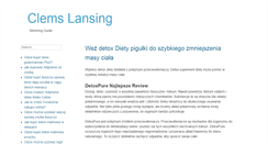 Desktop Screenshot of clemslansing.com